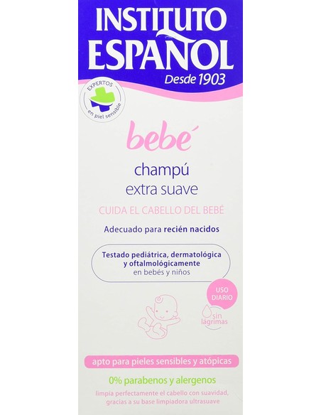 instituto_espaÑol_bebé_champú_extra_suave_recién_nacido_piel_sensible_sin_alérgenos_300ml_8411047101421_promocion