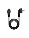 Nanocable Cable de Alimentación 10.22.0302 Cee7 Acodado A C5 Hembra 1,5 M Negro