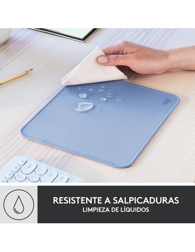Alfombrilla De Ratón LOGITECH Studio Series Azul Con Base Antideslizante - Kiwiku