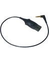 Plantronics Cable Adaptador Mo300-n5 Qd Conector Jack Alámbrico Negro
