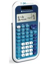 Texas Instruments Ti-34 Multiview - Calculadora Científica, Panel Solar y Batería, Color Azul
