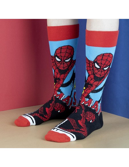 Calcetines CERDA Marvel Color Rojo Talla Única (36-41) | Kiwiku