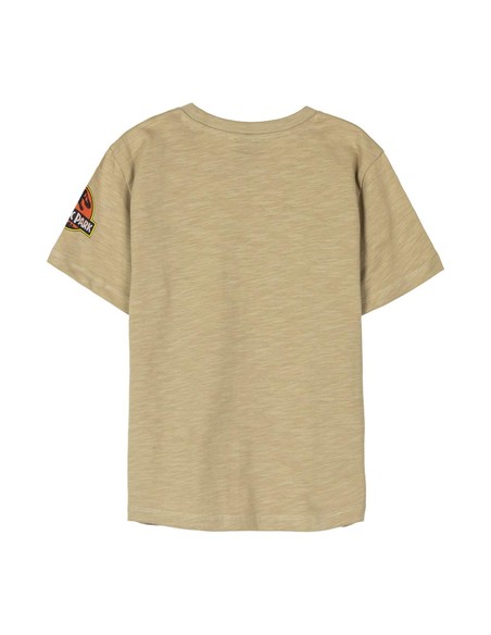 cerda_camiseta_corta_single_jersey_jurassic_park_marrón_talla_10_años_8445484379549_promocion