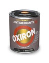 Titan Esmalte Sintético Metálico Antioxidante Oxiron Liso Efecto Forja Negro 750 Ml