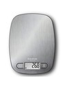Taurus Easy Inox - Báscula Digital de Cocina, Capacidad 5 Kg, Función Tara, 4 Sensores de Precisión, Color Plateado