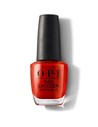 Opi Nail Lacquer Gimme A Lido Kiss Esmalte de Uñas Rojo Brillante 15 Ml