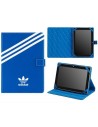 Funda libro universal adidas para tablets de 7 y 8 pulgadas azul y blanca