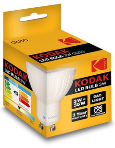 kodak_bombilla_led_dicroica_gu10_-_240_lúmenes_-_luz_día_6000k_-_3w_equivalente_a_35w_-_no_regulable_0887930415827_oferta 2