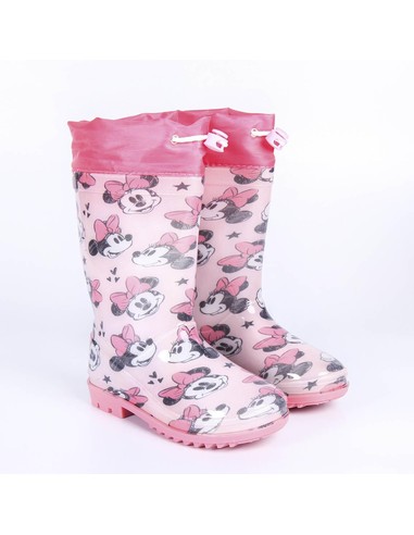 Botas De Lluvia Infantiles Minnie Mouse Rosa Talla 32 - CERDA | Kiwiku