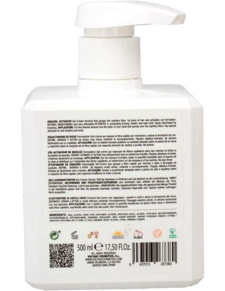 Voltage Profesional Activador De Rizos Definidos 500 Ml - Define Y Hidrata