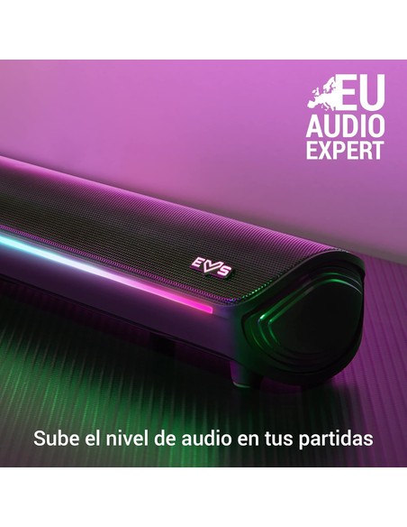 Energy Sistem Gaming Soundbar ESG 2 Sonar Bluetooth 5.0 RGB 10 W Negro - Kiwiku  