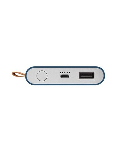 FRESH'N REBEL Powerbank 6000 mAh Índigo Compacto y Portátil - Kiwiku