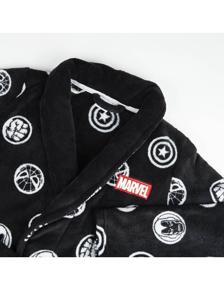 Batín Infantil Marvel Negro Talla 7 Años - CERDA | Kiwiku