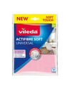 Vileda Bayetas Actifibre Soft 171813 Multicolor 2 Unidades 2,72 X 2 X 56 X 2 Cm