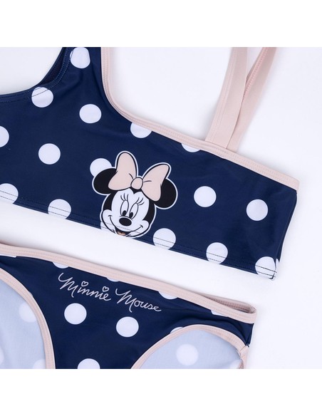 Bikini Minnie Mouse Azul Oscuro Talla 8 Años Infantil - CERDA | Kiwiku