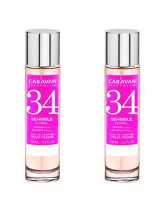 caravan_perfume_de_mujer_nº34_set_2_unidades_150_ml_fragancia_floral_romántica_8434652319807_oferta