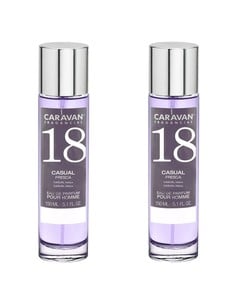 Caravan Perfume para Hombre Nº18 Set de 2 Unidades 150 Ml Chypre-amaderada