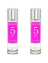 Caravan Perfume de Mujer Nº5 Set de 2 Unidades 150 Ml Total - Fragancia Floral y Frutal