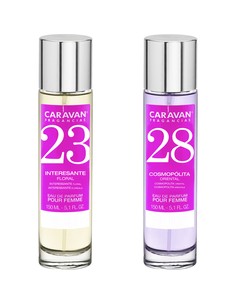caravan_set_de_perfumes_para_mujer_nº28_y_nº23_2x30_ml_fragancias_florales_y_frutales_8434652143648_oferta