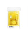 Cable datos cargador pantone microusb 2m amarillo/rosa
