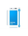 Bateria auxiliar pantone 3000 mah micro usb azul