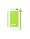 Bateria auxiliar pantone 3000 mah micro usb verde