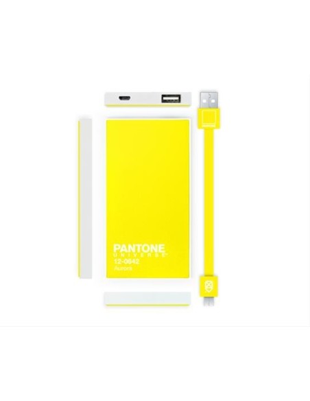 Pantone BXPAPB3003 - Batería auxiliar de 3000 mAh con micro USB, amarillo: Kiwiku.com: Electrónica