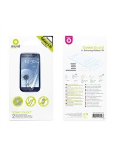 Kiwiku.com: Muvit MUSCP0235 - Set de 2 protectores de pantalla para Samsung Galaxy S3 i9300 - Electrónica 2