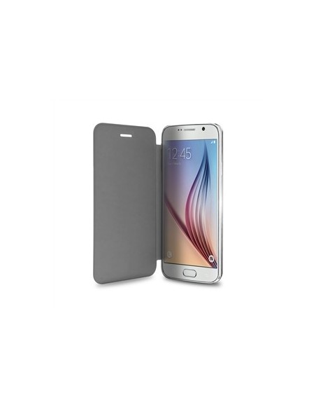 funda booklet sense táctil negra samsung galaxy s6 puro PUFM346 kiwiku.com