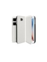 Sbs funda tipo libro bookstyle, soporte rígido, bolsillo para tarjetas, samsung galaxy s6 blanco