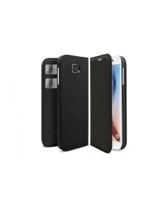 Sbs Funda tipo libro BOOKSTYLE, soporte rígido, bolsillo para tarjetas, para Samsung Galaxy S6 negro TEBOOKSTYLESAS6K kiwiku.co