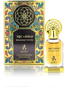 Ayat Perfumes Shaghaf Oudh 12ml Aceite Perfumado sin Alcohol Unisex Oriental Musk