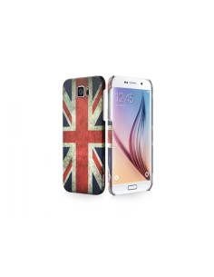 Sbs Cover Flag con textura vintage, bandera de UK para Samsung Galaxy S6 TEFLAGSAS6UK kiwiku.com