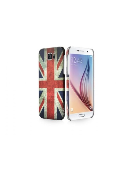 Sbs Cover Flag con textura vintage, bandera de UK para Samsung Galaxy S6 TEFLAGSAS6UK kiwiku.com