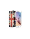 Sbs cover flag con textura vintage, bandera de uk para samsung galaxy s6