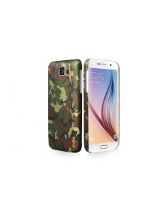 Sbs Cover Camouflage para Samsung Galaxy S6, impresión en naranja TECAMUFSAS6O kiwiku.com
