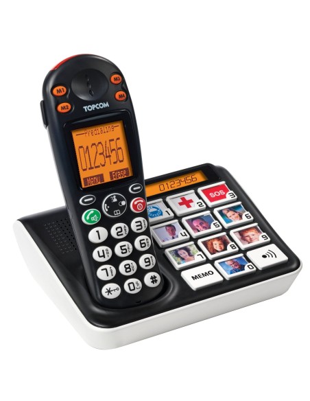 Topcom Sologic B935 - Teléfono Fijo Inalámbrico0: Topcom: Kiwiku.com: Electrónica