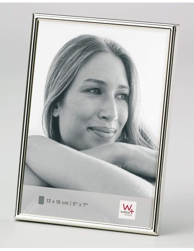 WALTHER Chloe 13x18 Silver Portrait WD318S - Marco de Fotos Plateado