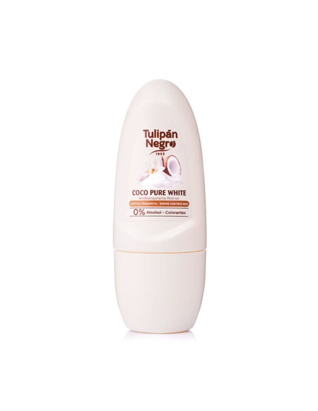 tulipán_negro_desodorante_roll-on_coco_pure_white_50_ml_unisex_antitranspirante_sin_alcohol_8410751094227_oferta