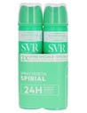 Svr Spirial Desodorante Spray Vegetal Anti-humedad 48h Set 2 X 75 Ml Unisex