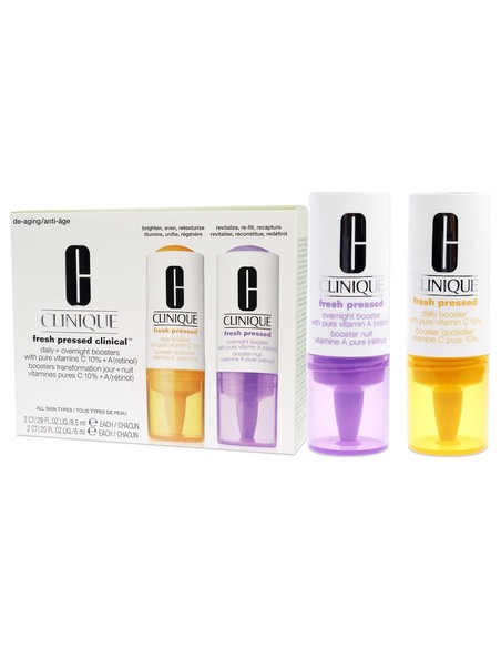CLINIQUE Fresh Pressed Kit Vitamina C y A 6 ml | Tratamiento Facial Antiedad en Kiwiku