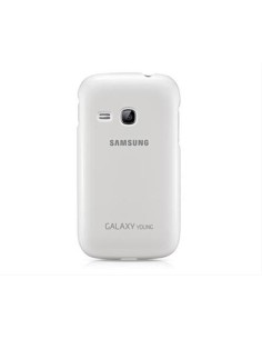 Kiwiku.com: Samsung OSMEFPS631BWEGWW - Carcasa protectora para Samsung Galaxy Young, blanco - Electrónica