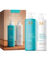 Moroccanoil Duo Moisture Repair Set Champú y Acondicionador Reparador Hidratante 2×1000 Ml sin Parabenos para Cabello Seco y Dañ