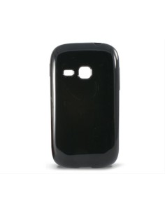 Ksix B8506FTP01 - Funda flexible de TPU para Samsung Young S6310, negro - Electrónica - Kiwiku.com