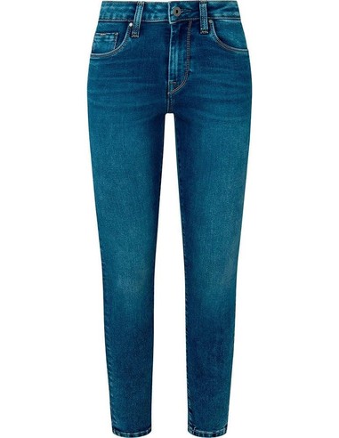 Pantalones Vaqueros PEPE JEANS Regent Mujer Denim Tiro Alto | Kiwiku