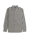Fred Perry Camisa Oxford Tartan M8504 Crudo Hombre Talla M 100% Algodón
