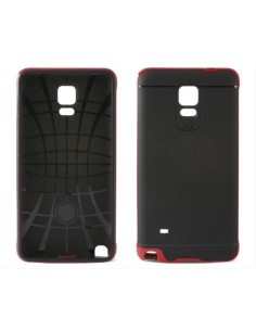 Ksix B8537FTP11 - Funda flex para Samsung Galaxy Note 4, color rojo y negro: Kiwiku.com: Electrónica