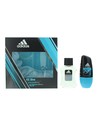 Adidas Ice Dive Set de Regalo para Hombre Con Colonia 50 Ml y Desodorante Spray 150 Ml