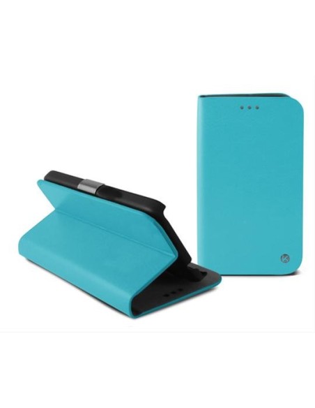 Funda folio ksix para kazam 450 standing turquesa B0331FU20T kiwiku.com