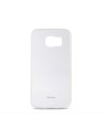 Carcasa ksix fusion transparente con borde tpu para galaxy s6 blanca